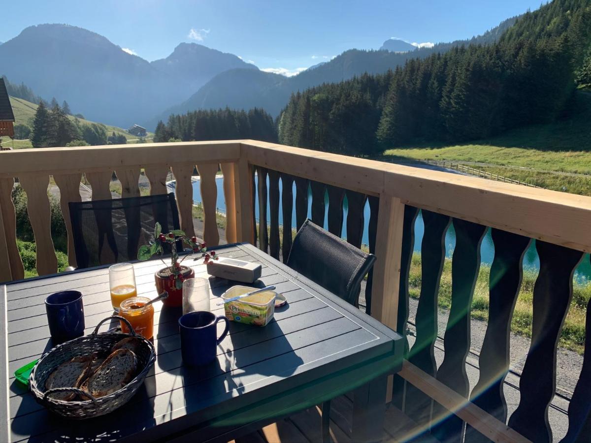 Chalet Proche Morzine Et Lac Leman Wifi Offert Le Biot Exteriör bild